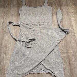 Wilfred Light Gray Midi Dress